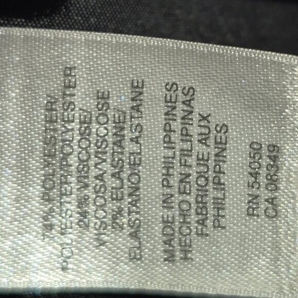 Jones New York Black and White Blazer Sz 8 - Picture 5 of 8